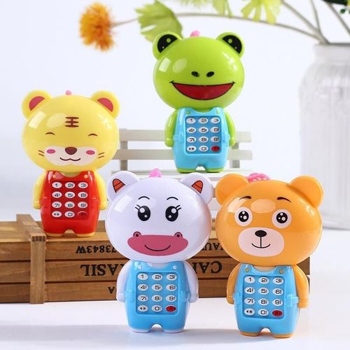 Mini Téléphone Jouet Électronique Musical Pour Enfants, Jouet Mignon, Éducation Précoce, Dessin Animé, Téléphone Portable, Jouets Pour Bébés
