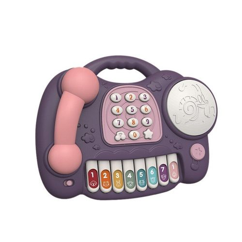 Piano Musical Pour Enfants, Jouet De Téléphone, Clavier D'Éclairage Infantile, Développement Du Cerveau, Jouets Éducatifs D'Apprentissage Précoce