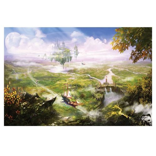 Nouveau Château De Rêve Puzzle 1000 Pièces, Jouets Puzzle En Papier Pour Adultes Enfants Jeux Éducatifs