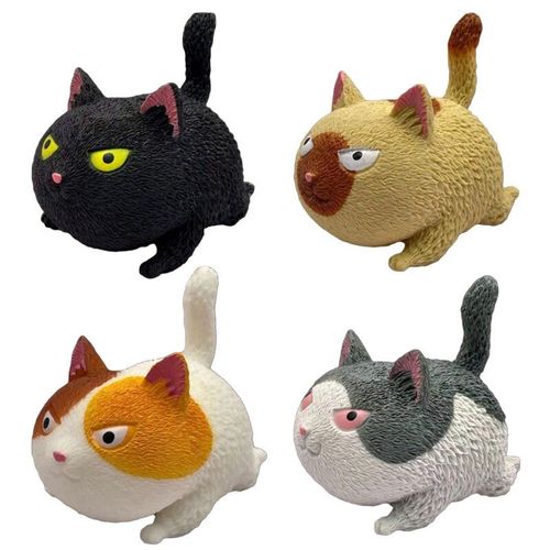 Jouet Anti-Anxiété Pour Chat En Colère, 1 Unité, En Caoutchouc Souple, Creux, Réduction De La Pression, Nouveauté