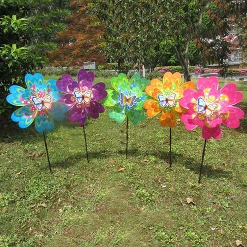 Moulin À Vent, Jouet Pour Enfants, Décoration De Jardin, Insecte, Papillon, Dessin Animé, Cadeaux, Roue De Jardin, Nouvelle Collection