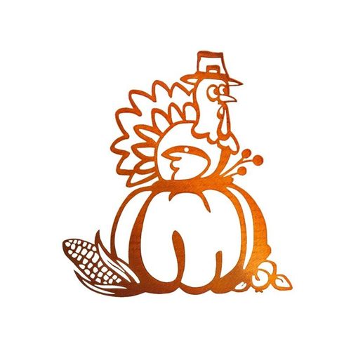 Autocollants Muraux Turcs Auto-Adhésifs Pour Réfrigérateur, 5 Pièces, Fresques D'Art Pour Le Jour De Thanksgiving, Décoration De Fête À La Maison, Diy Bricolage