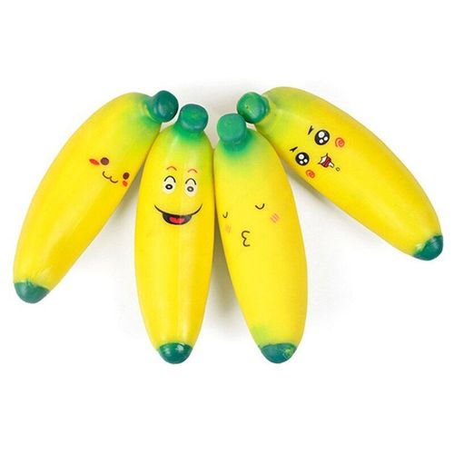 Jeu De Bananes À Presser, Jouet Miniature, Nouveauté, Cadeau De Fête, Anti-Stress, Fidget, Décorations De Maison, 1 Pièce