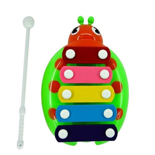 Instrument De Musique Éducatif Pour Bébé, 5 Touches, Cadre De Jouet, Style Xylophone, Coups À La Main, Piano