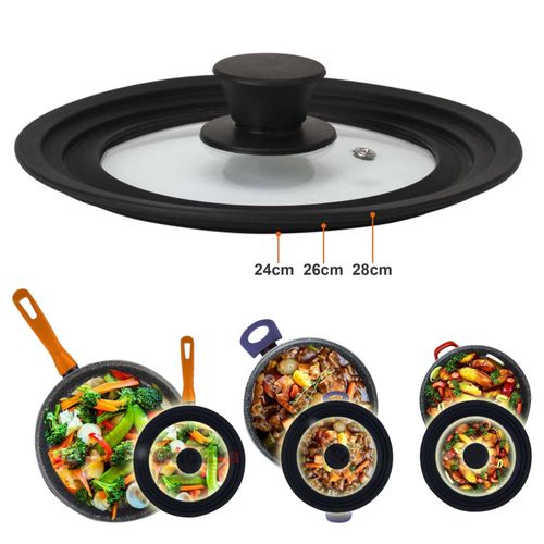 Couvercle De Poêle À Frire, Casseroles, Poêles, 18-20-22, Multi-Diamètre Magefesa Tapa Sartén Magefesa