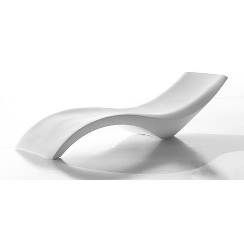 Myyour Bain De Soleil Chaise Longue Cloe (Blanc Gaufré - Polyéthylène)