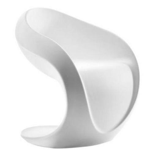 Myyour Fauteuil Petra (Blanc Gaufré - Polyéthylène)