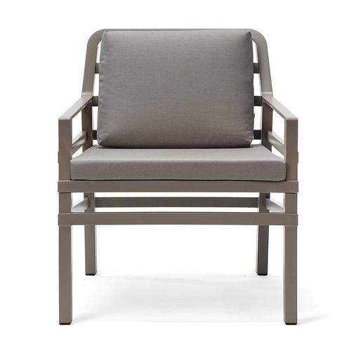 Nardi Fauteuil D'extérieur Aria Garden Collection (Tortourelle / Gris Sunbrella - Pplypropylène / Tissu Acrylique)