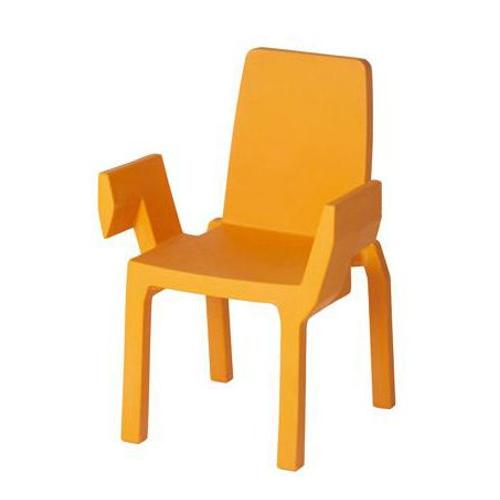 Slide Chaise Doublix (Orange - Polyéthylène)