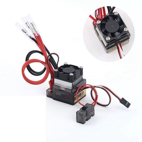 Contrôleur de vitesse ESC brossé bidirectionnel 320A 7.2V-16V pour voiture RC camion bateau