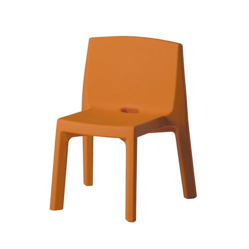 Slide Set De 2 Chaises Q4 (Orange - Polyéthylène)