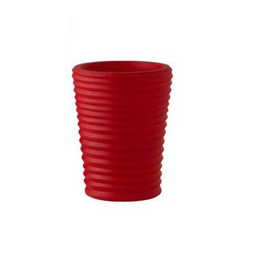 Slide Vase S-Pot (Rouge H 50 - Polyéthylène)