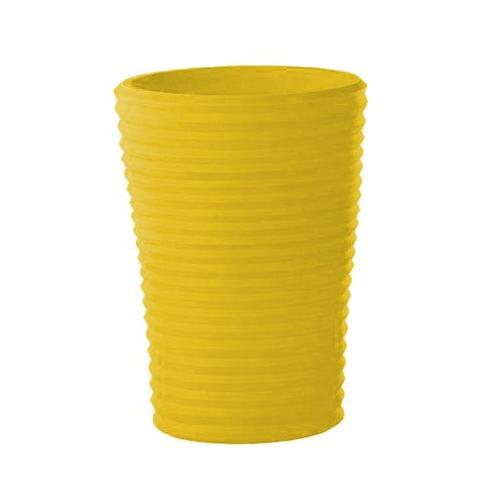 Slide Vase S-Pot (Jaune H 65 - Polyéthylène)