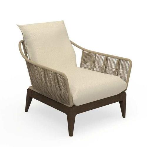 Talenti Fauteuil D'extérieur Cruise Teak Collection Icon (Beige - Tissu Sergé, Teak Fumé)