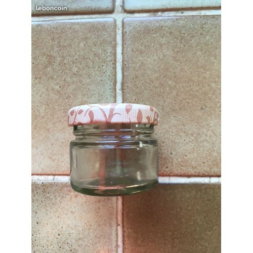 Lot De 12 Jolis Petits Pots Vides Miniatures & Ronds