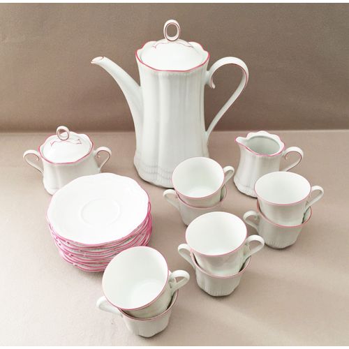 Art De La Table Service Ancien Café Thé Porcelaine Allemande Schirnding Bavaria