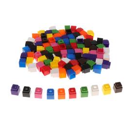 Cubes mathématiques colorés, ressources de manipulation éducatives,  multicolores