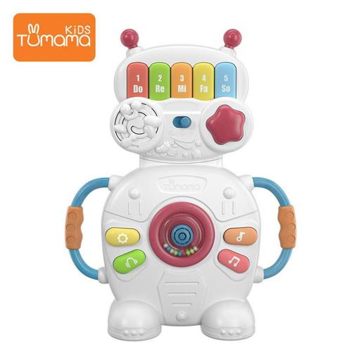 Jouet Musical Robot Piano, Jouets Musicaux À Lumière Douce Pour Les Tout-Petits De 0 À 3 Ans