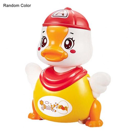 Grand Canard Jaune Pour Animaux Domestiques, Carte Électrique Pour Enfants, Lumières Clignotantes, Musique À Bascule, Jouets Éducatifs Précoces, Sûrs Et Amusants Pour Bébés