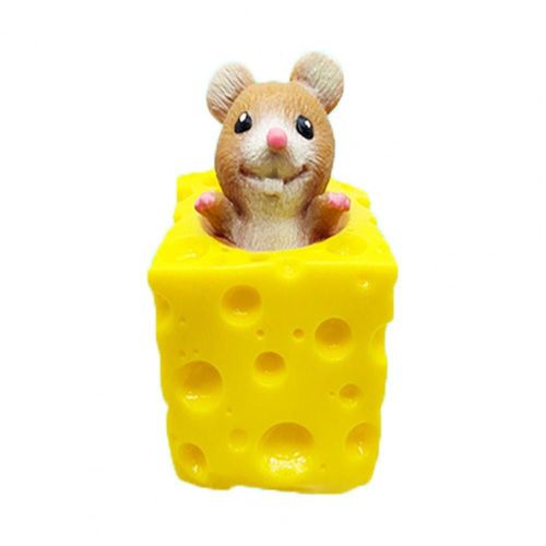 Jouet Paresseux Avec Souris Et Fromage, Cache Et Recherche, Figurines Anti-Stress, Bloc Anti-Stress, Fidget, Anti-Stress