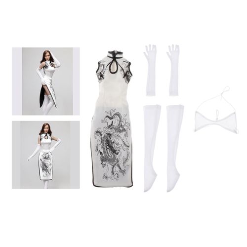 Figurines Cheongsam Dragon Pour Femmes, Jouets Ht, Modèle De Corps De Poupée De 12 Pouces, 1/6