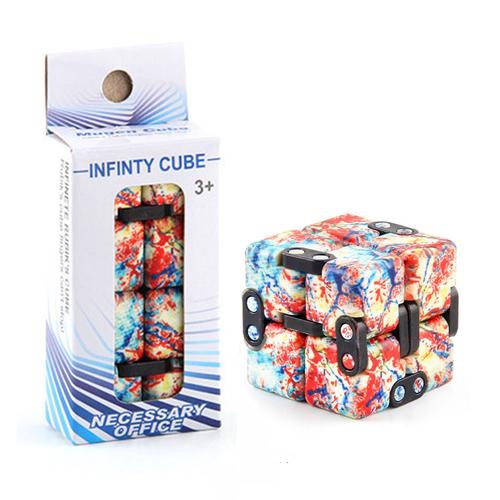 Infinity Magic Cube Pour Enfants Et Adultes, Puzzle Carré, Anti-Stress, Jeu À Main Amusant, Soulage Le Stress
