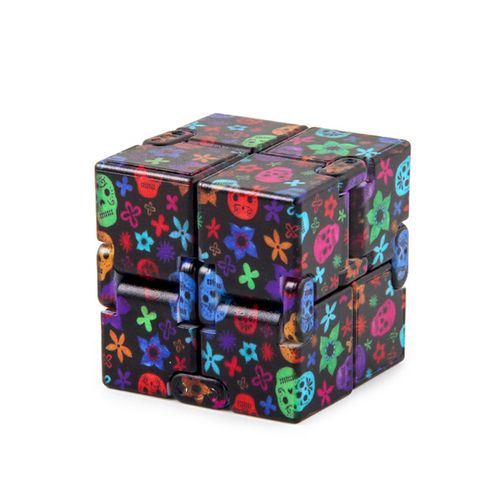 Cube Magique Infinity Pour Enfant Et Adulte, Jouet De Décompression, Puzzle Carré Pour Noël Et Halloween, Soulage Le Stress