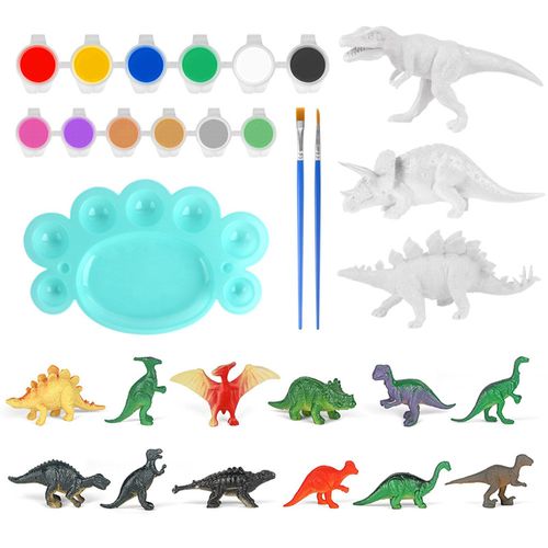 Peinture À Colorier D'Animaux Dinosaures, Modèle De Dessin Graffiti, Jouets De Coloriage Pour Enfants, Ensemble D'Artisanat D'Art Pour Enfants