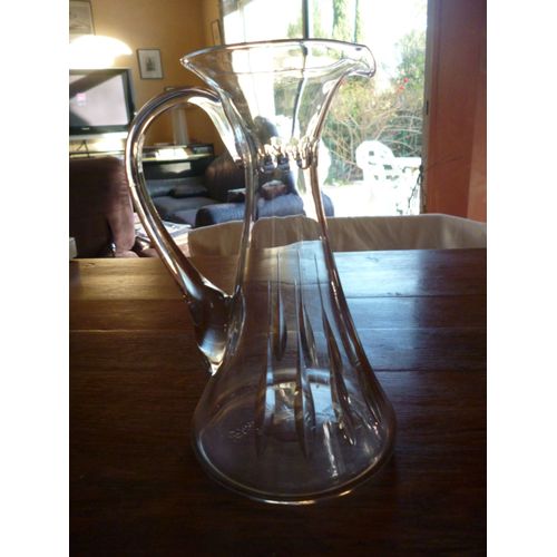 Carafe En Cristal Taillé Bayer.