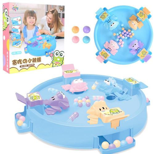 Jeu De Stratégie Pour Enfants, Amusant Et Interactif, Grenouille Affamée Mangeant Des Haricots, Anti-Stress, Pour La Famille