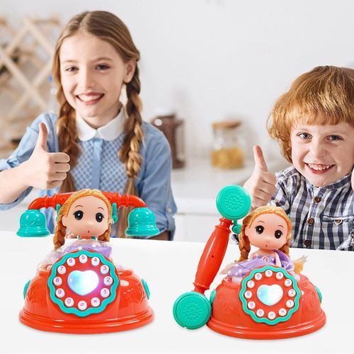 Jouet Téléphonique Émulé Pour Enfants, Téléphone Rétro, Jouet Pour Bébés, Éducation Précoce, Machine À Histoires