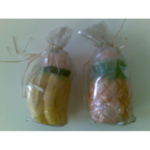 Pot Céramique "Fruits" A Cure-Dents En Bois