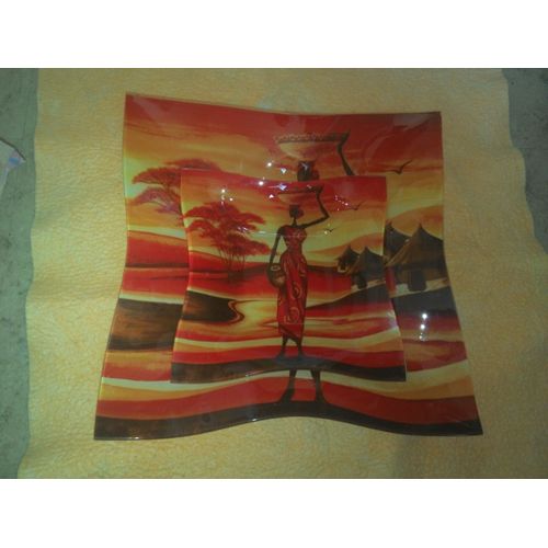 Assiette De Deco Theme Afrique
