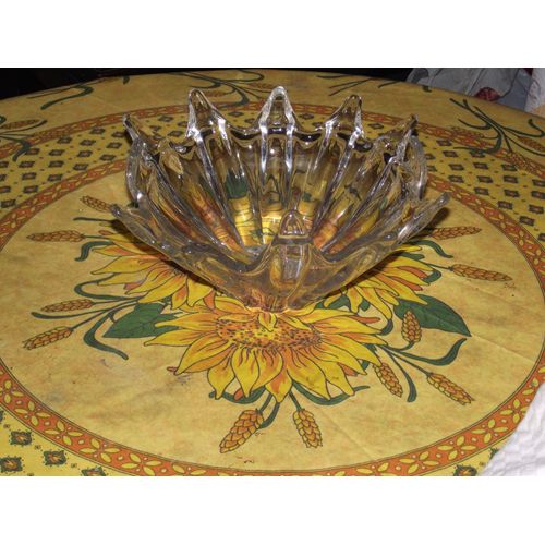 Coupe À Fruits En Cristal Daum