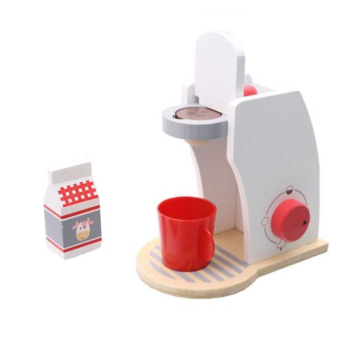 Cuisine De Simulation En Bois, Jouet De Cuisine, Simulation, Machine À Café, Mélangeur D'Aliments, Jouet Pour Bébé, Éducation Précoce, Maison De Jeu Pour Enfants