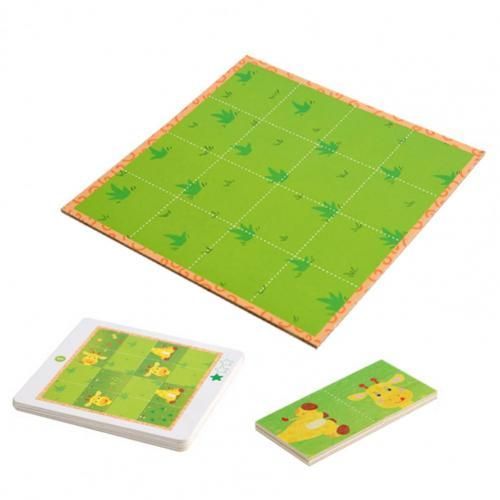 Puzzle Éducatif En Trois Dimensions, 1 Ensemble, Jouet De Dessin Animé, Double Face, Girafe, Pour Divertissement