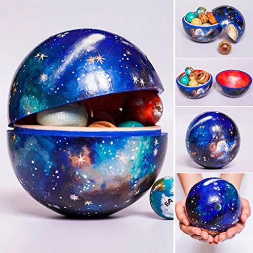 Jouet En Bois Du Système Solaire, Puzzle De L'Univers À Huit Planètes, Éducation Précoce Des Enfants, Cours Spatial, Jouets De Famille, Cadeau De Noël Pour Enfants