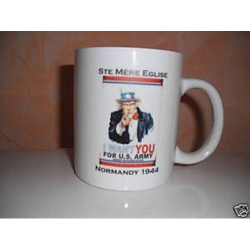 Mug 25 Cl Porcelaine I Wamt You For Us Army Ww2
