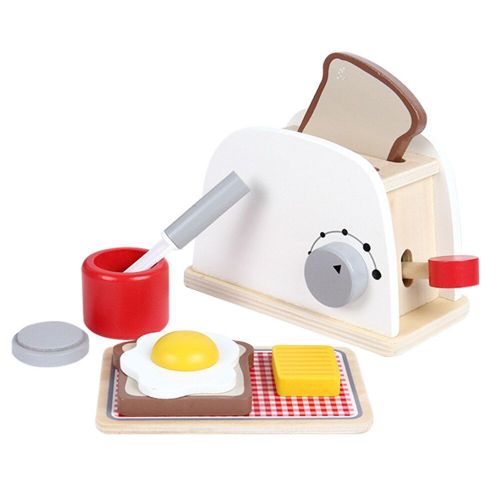 Machine À Omelette Et Grille-Pain En Bois, Cuisine En Bois, Jouet De Simulation, Machine À Omelette, Jouets Éducatifs D'Apprentissage Précoce Pour Bébé