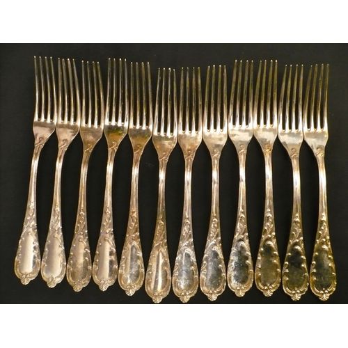 12 Fourchettes Décorées