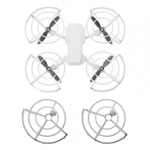 Mini Anneau De Protection Portable Pour Hélices De Drone, 4 Pièces/Ensemble, Anneau De Protection Durable, Léger, Abs Gris, Accessoire Anti-Collision-Générique