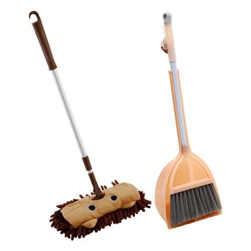 Outils De Nettoyage De Sol Extensibles Pour Enfants, Balai À Franges, Pelle À Poussière, Jouets De Maison De Jeu, Cadeau Pour Bébé, Mini Simulation De Maison De Balayage