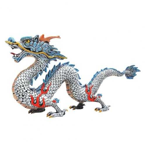 Figurine De Dragon Rouge Et Phénix, Modèle Animal Mythologie Chinois, Jouet Pour Enfants