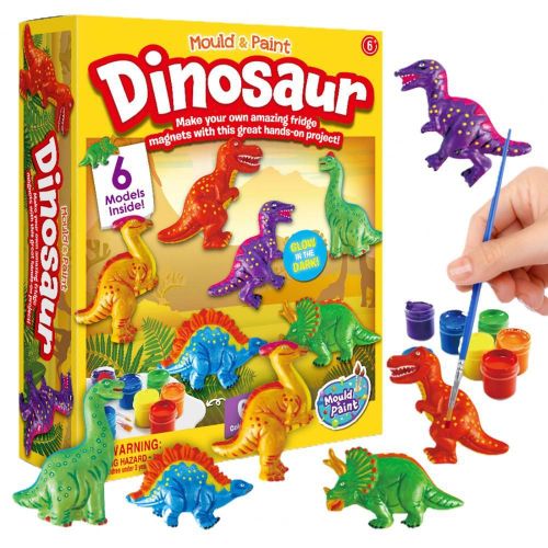 Matériel De Production Fournitures Scolaires Utiles, Motif De Dinosaure, Moule De Graffiti, Jouet De Dessin Pour Peinture De Plâtre À La Maison