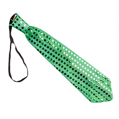 Cravate Led Scintillante À Paillettes Pour Homme Et Femme, 1 Pièce, Cadeau Lumineux Pour Le Cou, Vêtements Cosplay, Décoration D'Anniversaire Et De Mariage