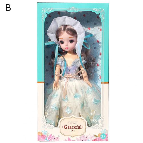 Poupée Princesse À Articulations Amovibles, Jouet Loli, Avec Vêtements, Chaussures, Perruque Et Maquillage Pour Enfants, 30cm