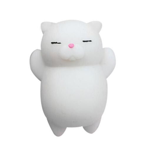 Balle Anti-Stress En Forme De Chat Mignon, Mini, Changement De Couleur, À Presser, En L'Air, Abrétif, Doux Et Collant, Jouets Anti-Stress, Cadeau Amusant, Mochi