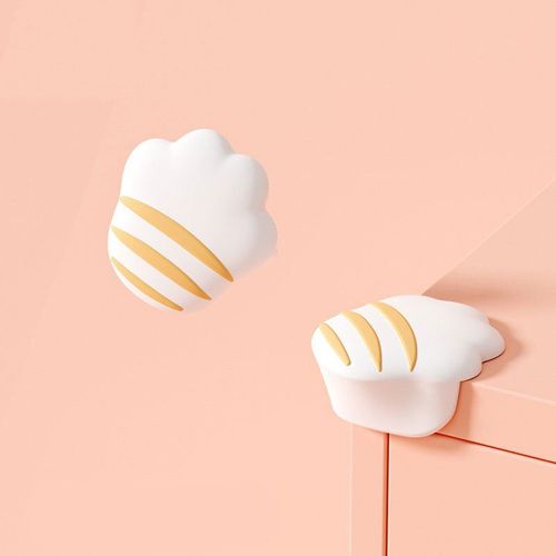 Protecteur De Bord De Sécurité En Silicone, Patte De Chat Mignon Bébé, Protection Anti-Collision Pour Enfants, Protection D'Angle De Bureau