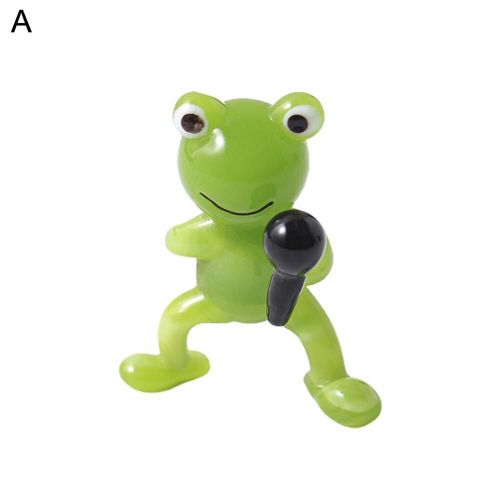 Simulation De Grenouille Réaliste, Décoration De Bureau En Verre, Ornements Créatifs De Table, De Bureau, De Maison, Cadeaux De Collection