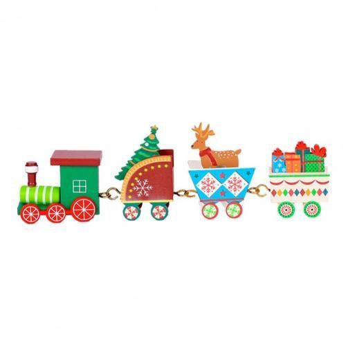 Train De Noël En Bois Pour Maison, 1 Ensemble, Arbre De Noël, Fête De Vacances, Décoration De Noël, Jouets Pour Enfants, Cadeau De Nouvel An, 2021